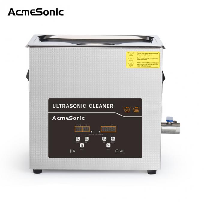 SUS304 Υπερήχων καθαριστή για έγχυση καυσίμου 240W για εξαρτήματα υλικού 2