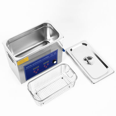 Βιομηχανικός υπερηχητικός καθαρισμός με 0-600W Power Timer 0~30min και AC110V/220V για αυτόματη αποστράγγιση μετάλλων