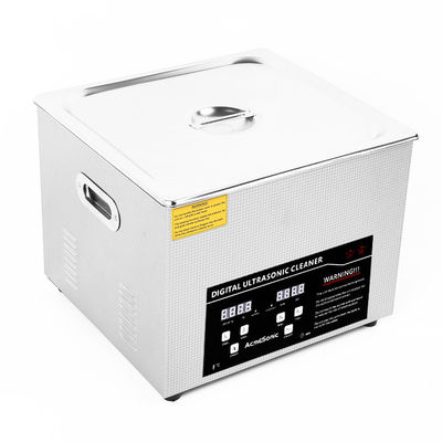 15L ψηφιακό υπερηχητικό καθαριστή SUS 304 360W Ηλεκτροδότηση Χρονοδιακόπτης ρυθμιζόμενο 0 ~ 30min